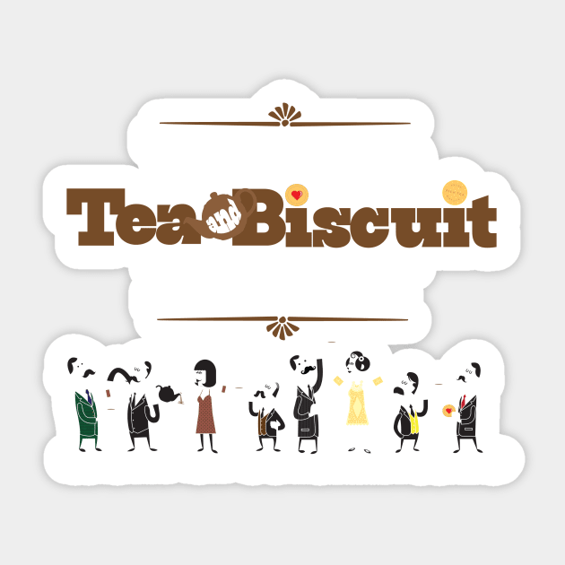 Vote the Tea & Biscuit Party Sticker by satansbrand